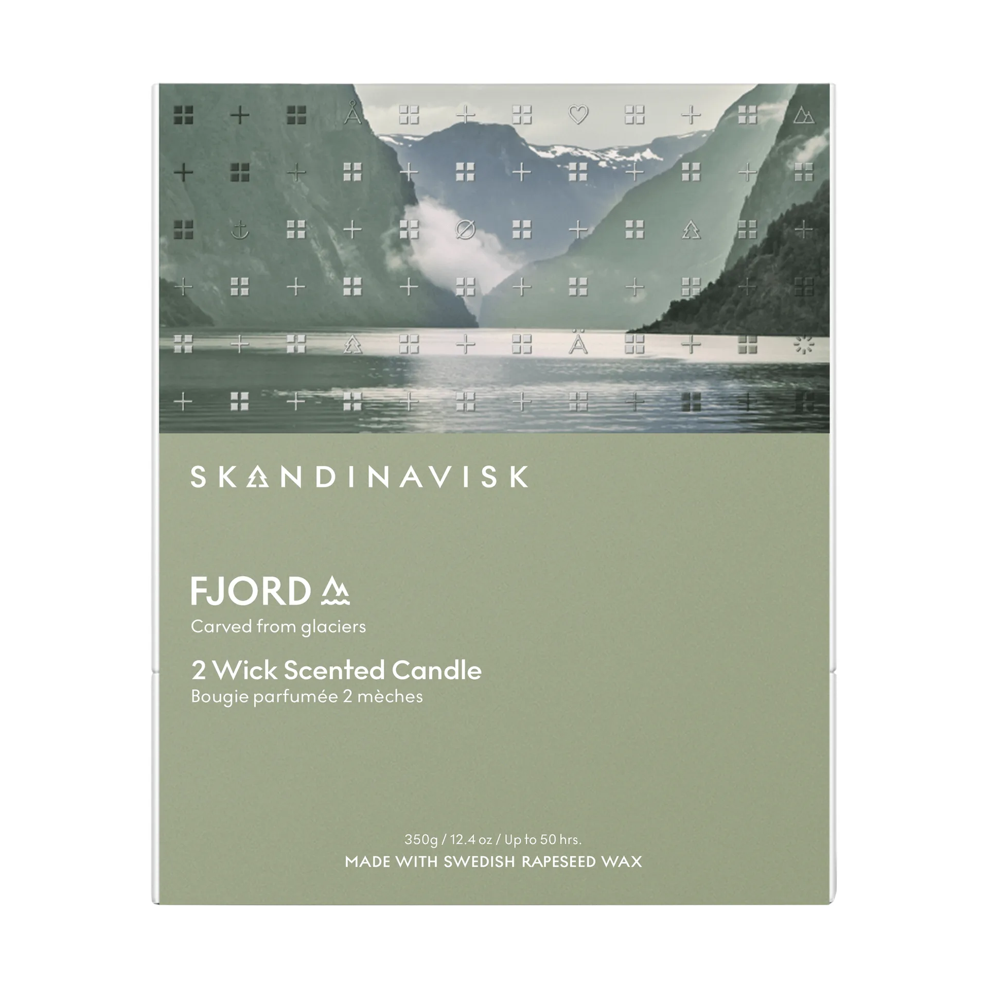 Fjord 향초, 350 g, 2 wicks Skandinavisk | 스칸디나비스크