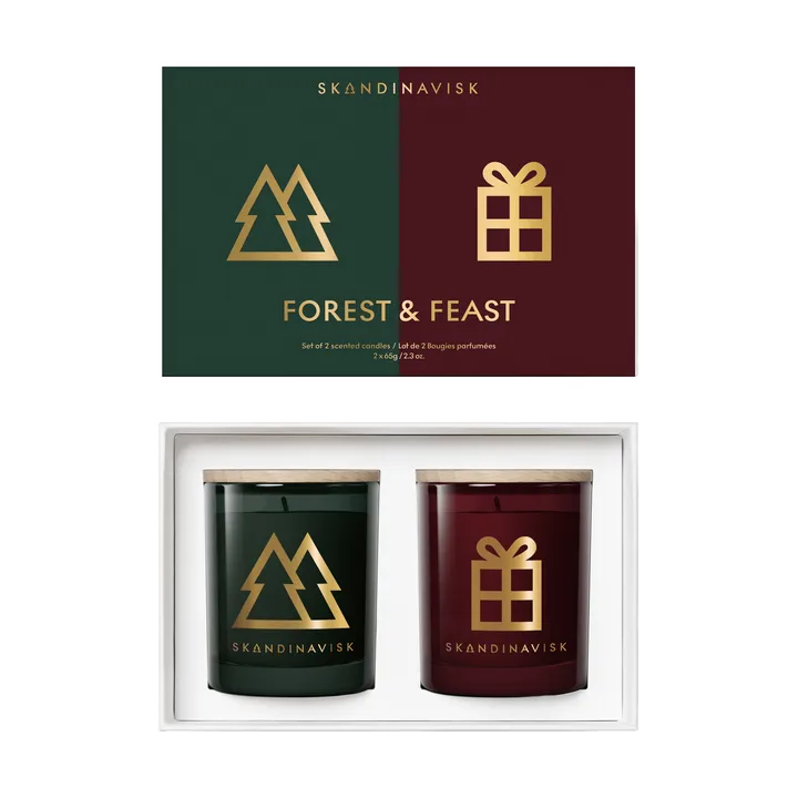 Forest & Feast 향초 선물 세트 2개 구성 - 65 g - Skandinavisk | 스칸디나비스크