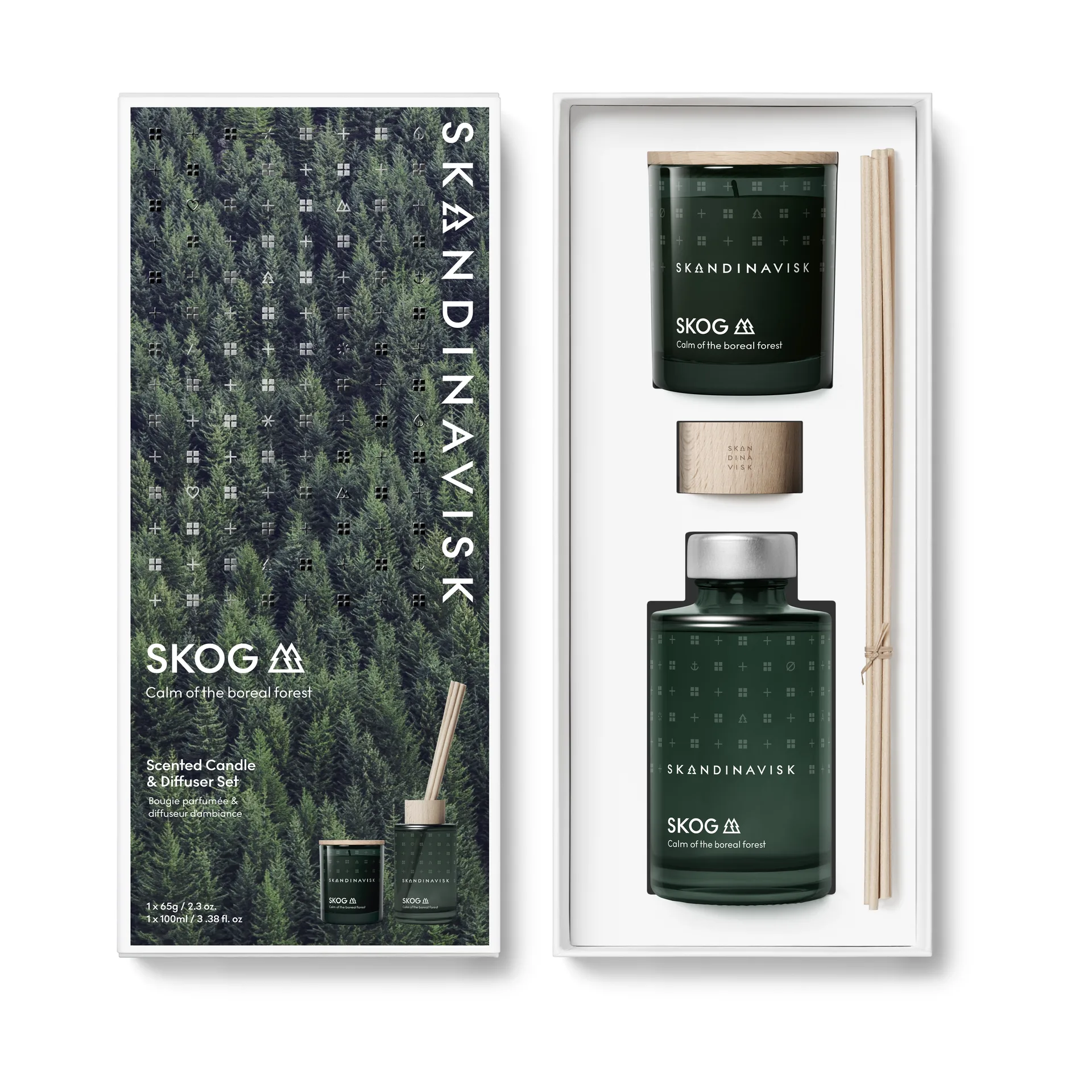SKOG 향초 & 리드 디퓨저, 65 g + 100 ml Skandinavisk | 스칸디나비스크