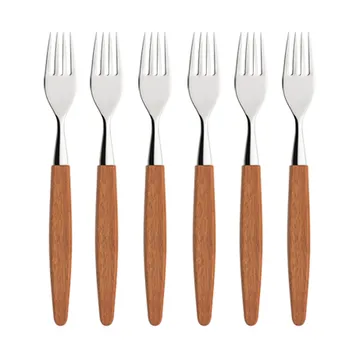 Skaugum 포크 6개 세트 Ecco Teak - Skaugum of Norway