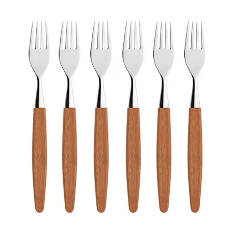 Skaugum 포크 6개 세트 Ecco Teak - Skaugum of Norway