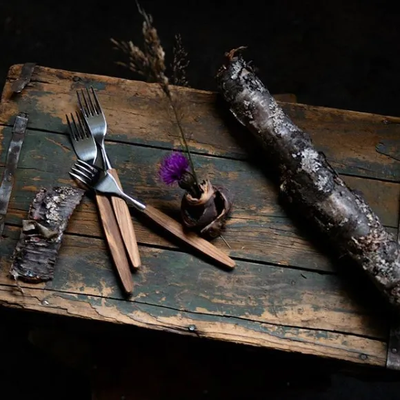 Skaugum 포크 6개 세트 Ecco Teak,  Skaugum of Norway