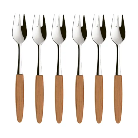 Skaugum 디저트 포크 6개 세트 Ecco Teak - Skaugum of Norway