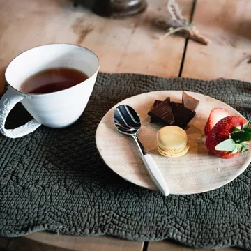 Skaugum 디저트 스푼 6개 세트 Pure White - Skaugum of Norway
