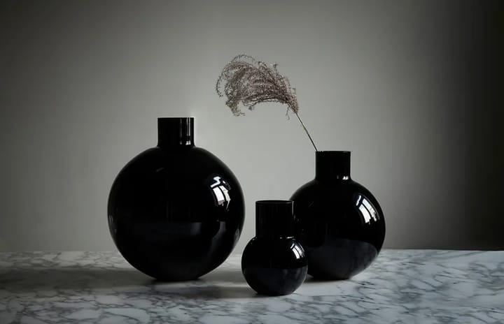 팔로 화병, Black 20 cm Skrufs Glasbruk | 스크루브 글라스브룩