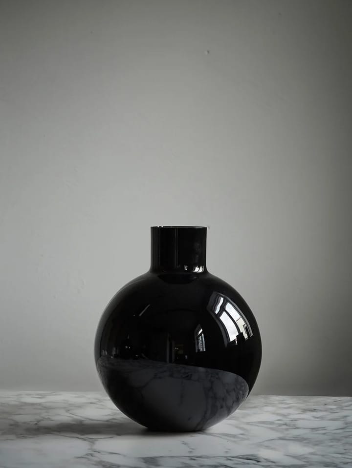 팔로 화병, Black 31 cm Skrufs Glasbruk | 스크루브 글라스브�룩