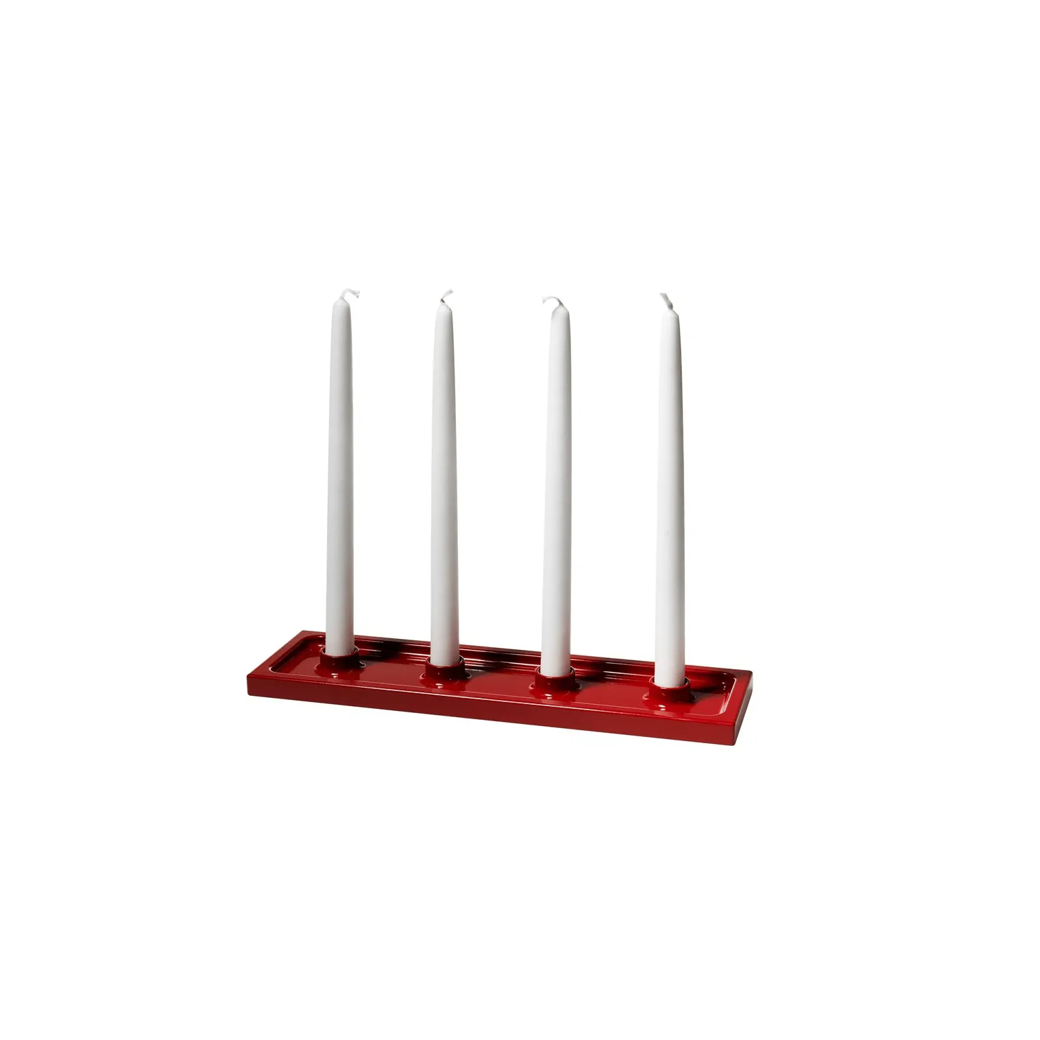 Crater 대림절 캔들 홀더, Red, 4 lights SMD Design | SMD 디자인
