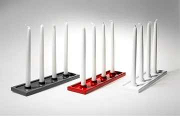 Crater 대림절 캔들 홀더 - Red, 4 lights - SMD Design | SMD 디자인