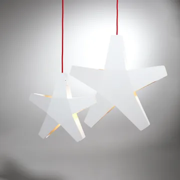 아드벤트 스티에르나 대림절 별 전등갓 - Red, 40 cm, light grey textile cord - SMD Design | SMD 디자인