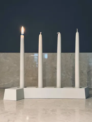 SMD 대림절 캔들 홀더 - White, 4 lights - SMD Design | SMD 디자인