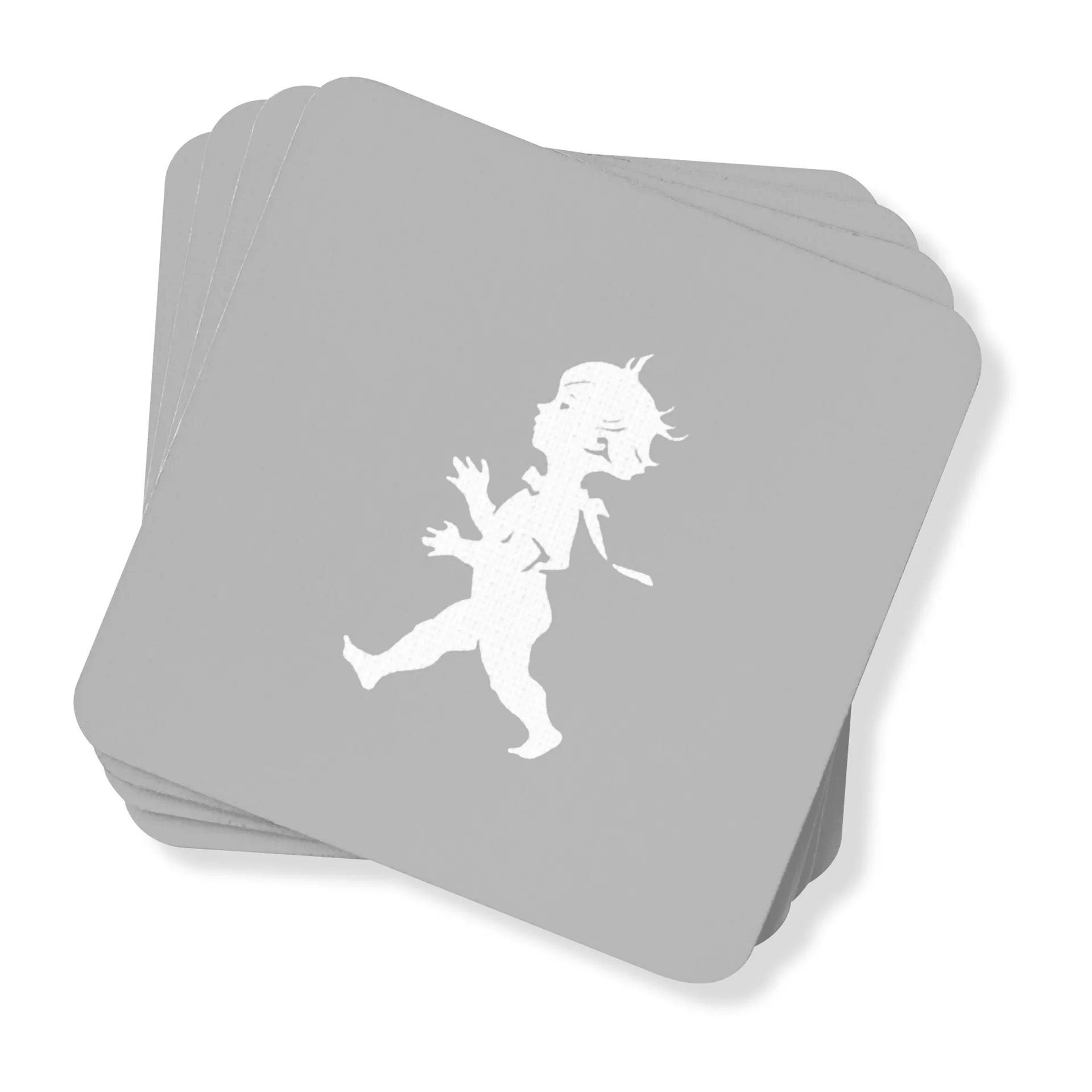 솔스티칸 글라스 코스터 10x10 cm 4개 세트, Grey Solstickan Design | 솔스티칸 디자인