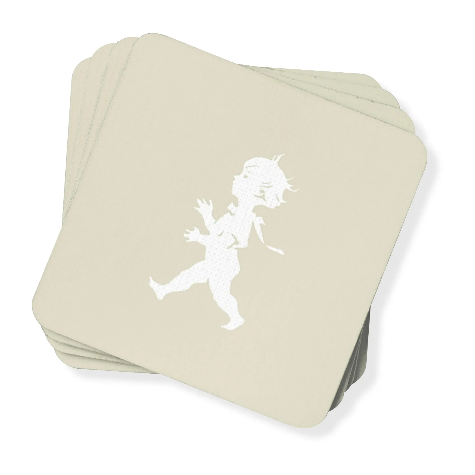 솔스티칸 글라스 코스터 10x10 cm 4개 세트, Sand Solstickan Design | 솔스티칸 디자인