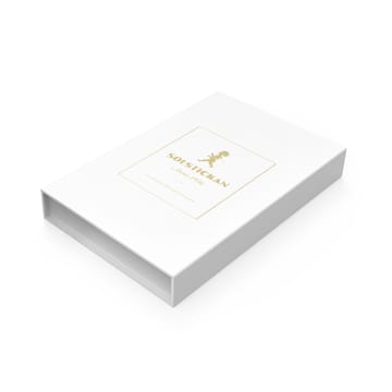 솔스티칸 파이어 담요 120x120 cm 2023 - White-gold - Solstickan Design | 솔스티칸 디자인