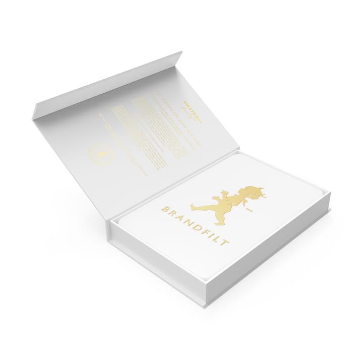 솔스티칸 파이어 담요 120x120 cm 2023 - White-gold - Solstickan Design | 솔스티칸 디자인