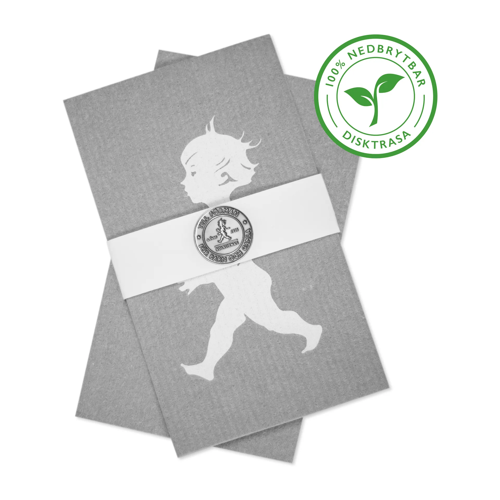 솔스티칸 행주 2개 세트, Grey Solstickan Design | 솔스티칸 디자인