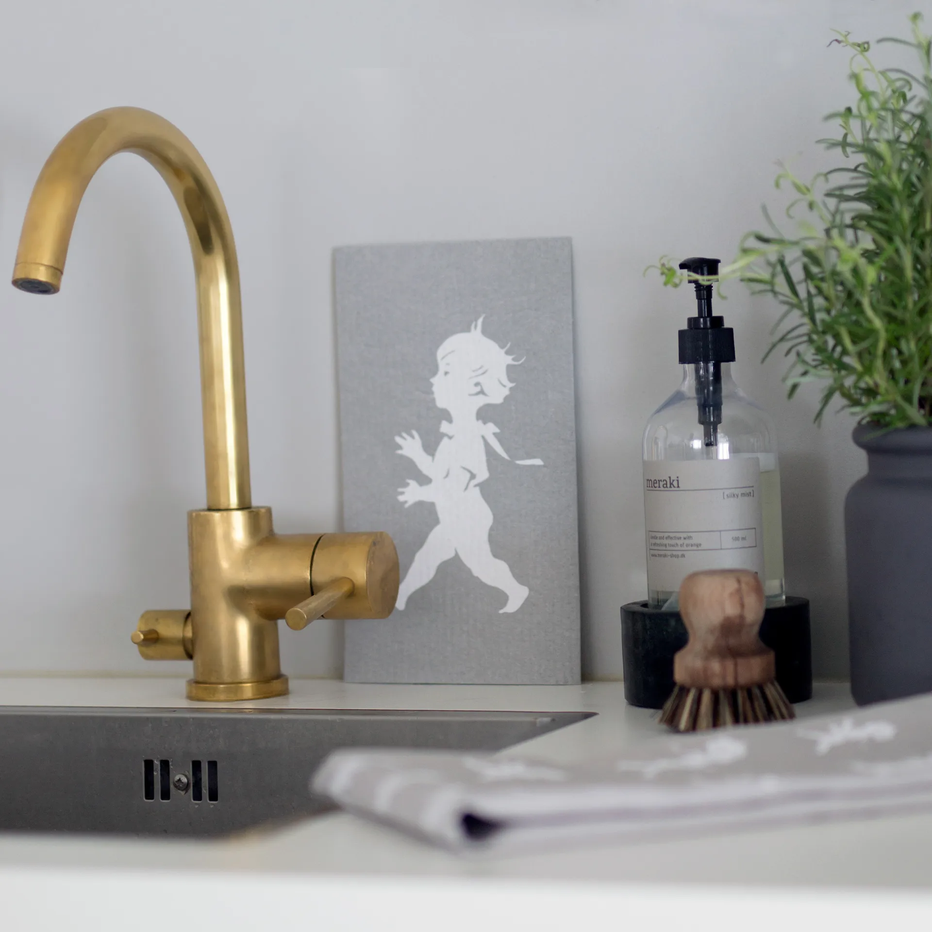 솔스티칸 행주 2개 세트, Grey Solstickan Design | 솔스티칸 디자인