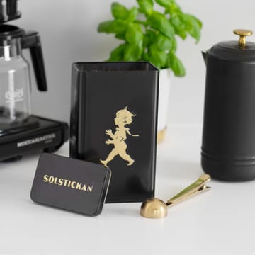 솔스티칸 커피 병 20.5 cm - Matt black-gold - Solstickan Design | 솔스티칸 디자인