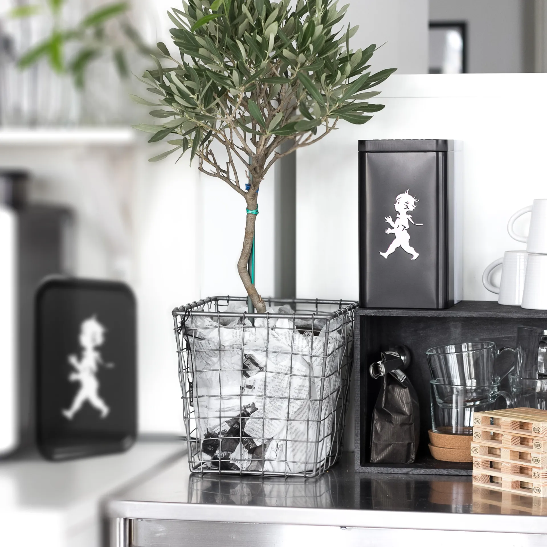 솔스티칸 커피 병 20.5 cm, Matt black Solstickan Design | 솔스티칸 디자인