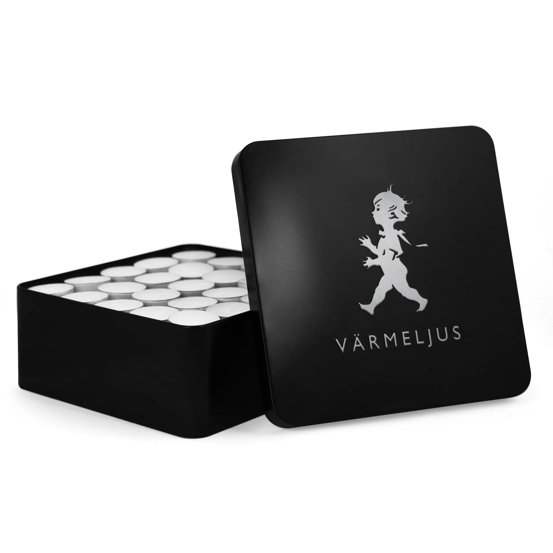 솔스티칸 티라이트 박스 21x21 cm, Matt black Solstickan Design | 솔스티칸 디자인