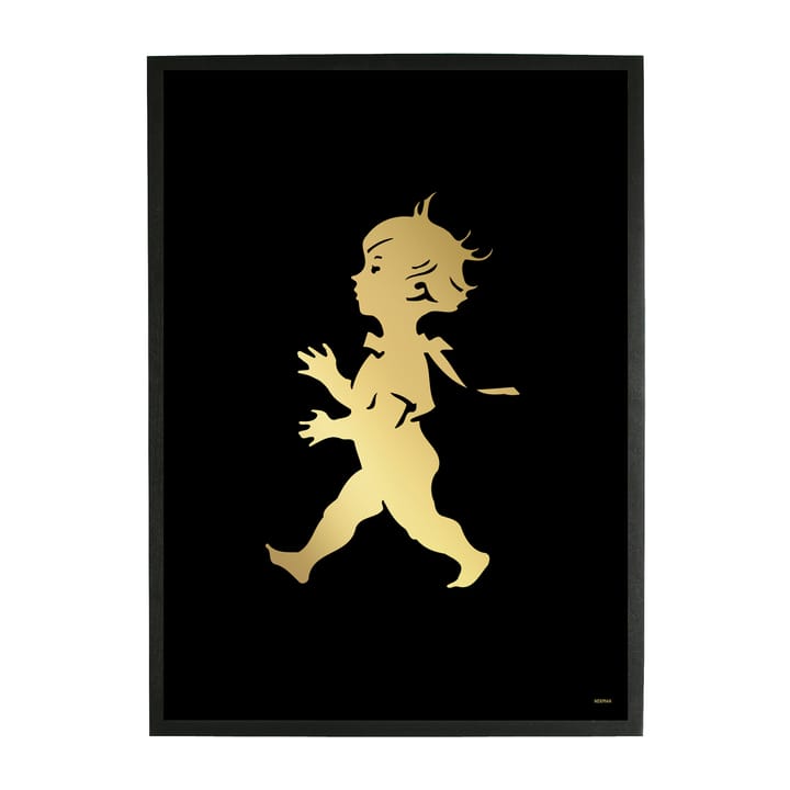 솔스티칸 포스터 50x70 cm - Gold-black - Solstickan Design