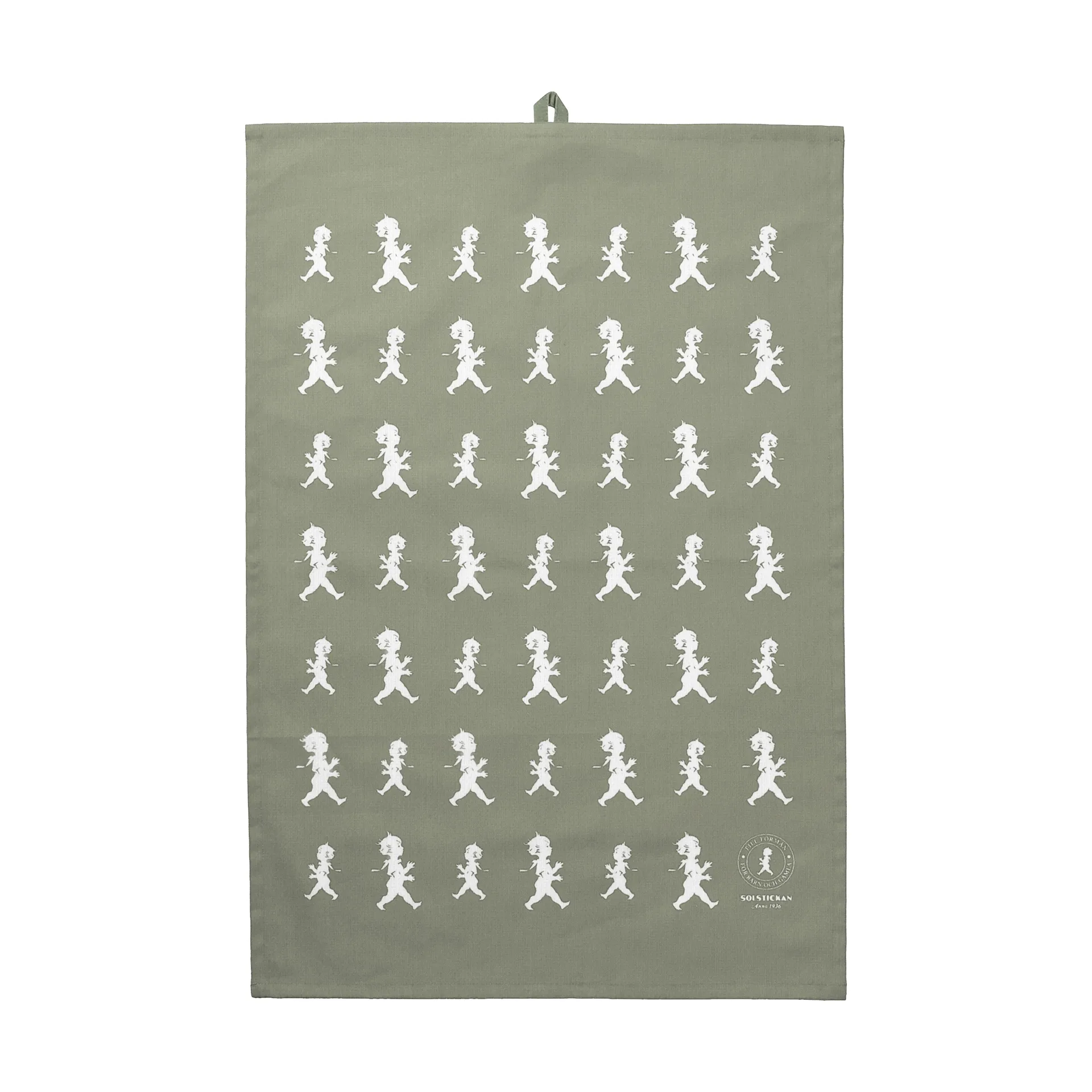 솔스티칸 티 타월 50x70 cm, Green-white Solstickan Design | 솔스티칸 디자인