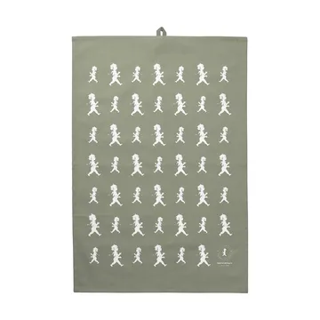 솔스티칸 티 타월 50x70 cm - Green-white - Solstickan Design | 솔스티칸 디자인