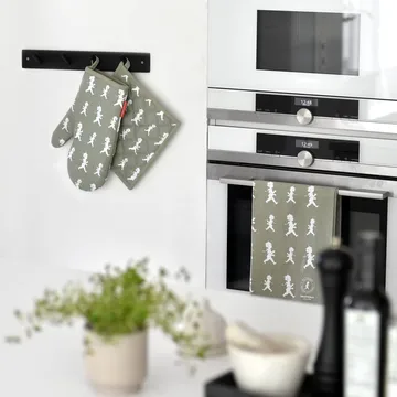 솔스티칸 티 타월 50x70 cm - Green-white - Solstickan Design | 솔스티칸 디자인