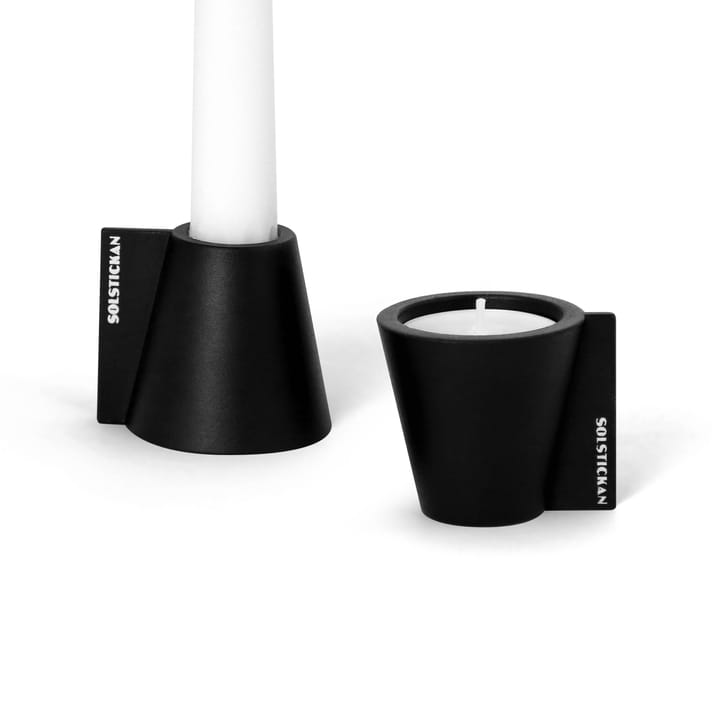 플립 캔들홀더 5x6 cm - Black - Solstickan Design | 솔스티칸 디자인