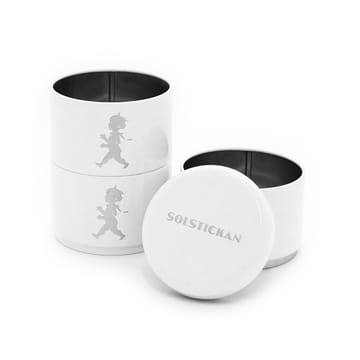 솔스티칸 스토리지 병 쓰리 피스 8.5 cm - White - Solstickan Design | 솔스티칸 디자인