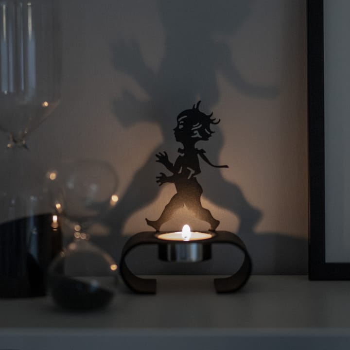 실루엣 캔들홀더 9.3x13.3 cm, Black Solstickan Design | 솔스티칸 디자인