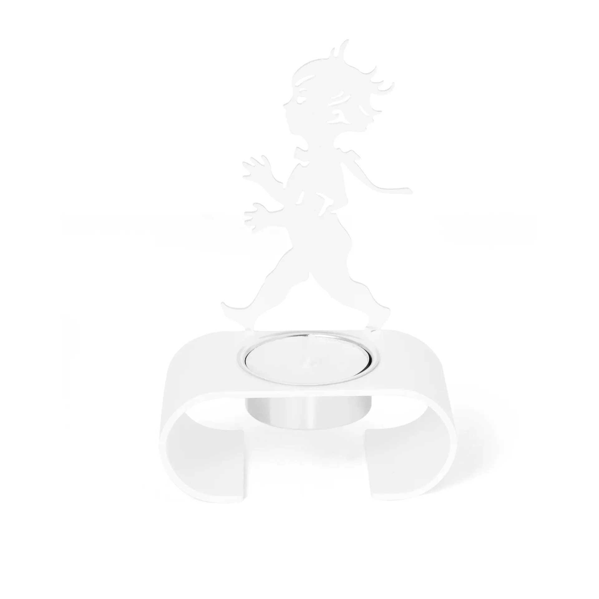 실루엣 캔들홀더 9.3x13.3 cm, White Solstickan Design | 솔스티칸 디자인