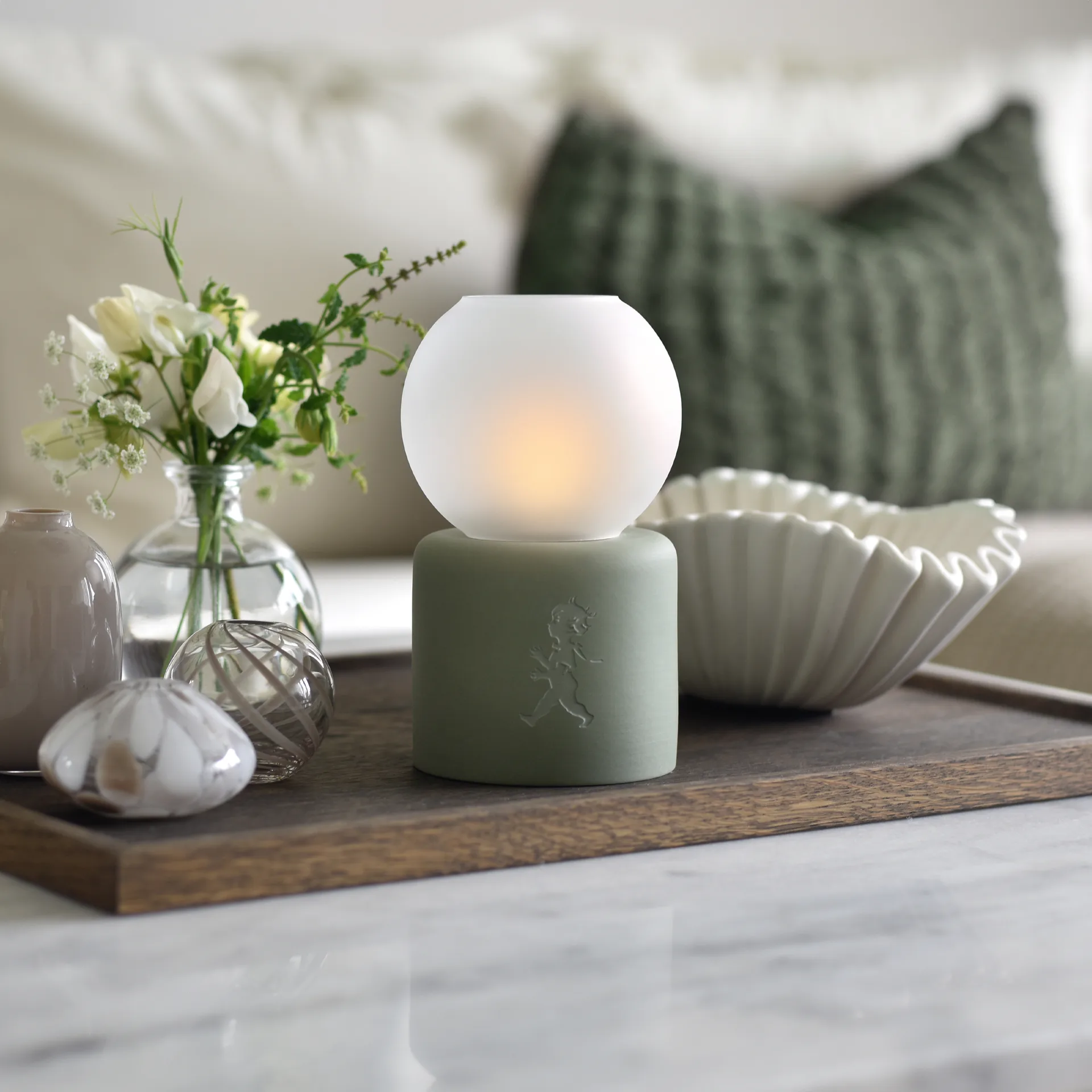 글로브 티라이트 홀더 Ø9.5x17 cm, Green Solstickan Design | 솔스티칸 디자인