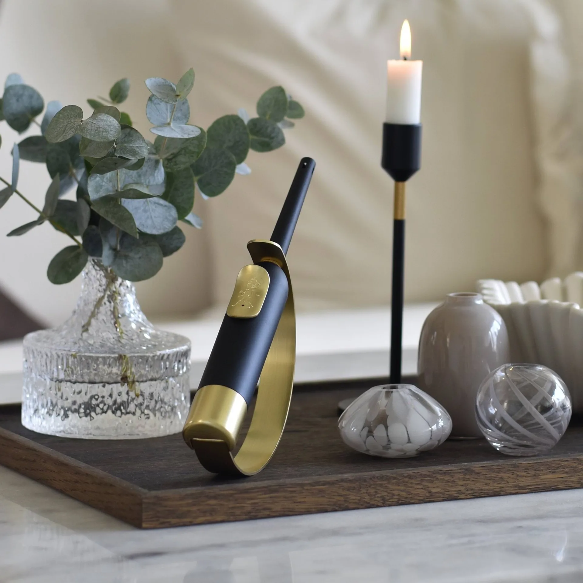 Solstickan 라이터, Black-brass Solstickan Design | 솔스티칸 디자인