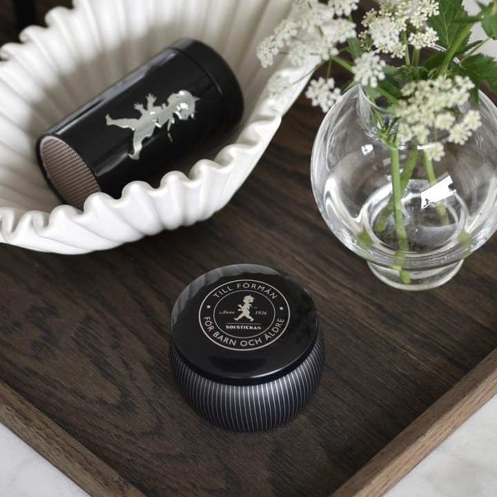 Solstickan 기프트 박스 향초 + 성냥 튜브 - Black-scented candle cedarwood - Solstickan Design | 솔스티칸 디자인