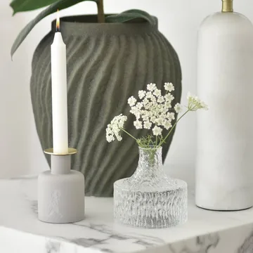 Solstickan 세라믹 캔들 홀더 - Light grey - Solstickan Design | 솔스티칸 디자인