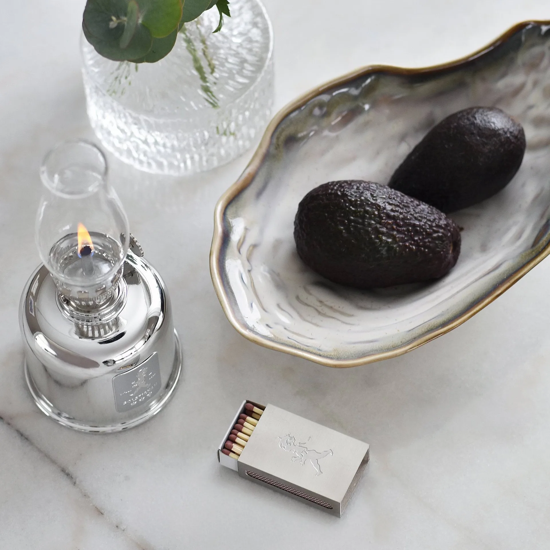 Solstickan 성냥갑 케이스, Silver, small 3.5x5.6x1.8 cm Solstickan Design | 솔스티칸 디자인