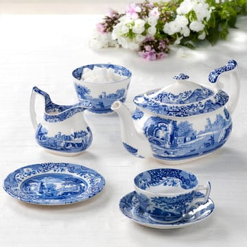 블루 이탈리안 사이드 접시/ 티 접시 - 20 cm/ 8 inch - Spode | 스포드