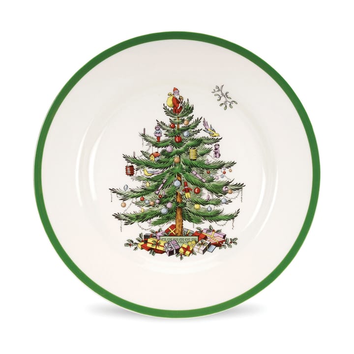 크리스마스 트리 접시 Ø27 cm - White-green-red - Spode | 스포드