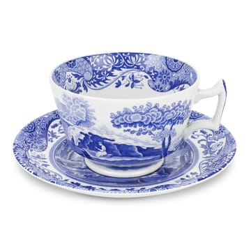 블루 이탈리안 브렉퍼스트 컵 & 컵받침 - 28 cl/ 10 oz - Spode | 스포드