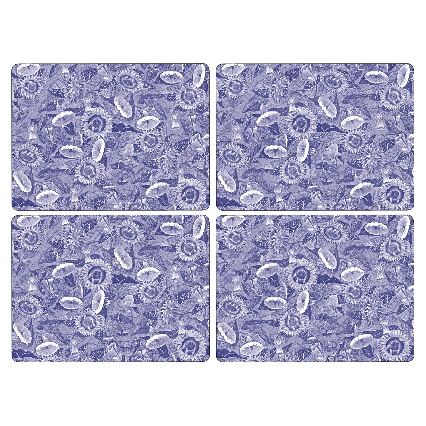 블루 룸 해바라기 테이블매트 30x40 cm 4개 세트, blue-white Spode | 스포드