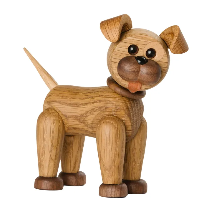 해피 도그 나무 데코레이션 13.5 cm - Oak - Spring Copenhagen | 스프링 코펜하겐