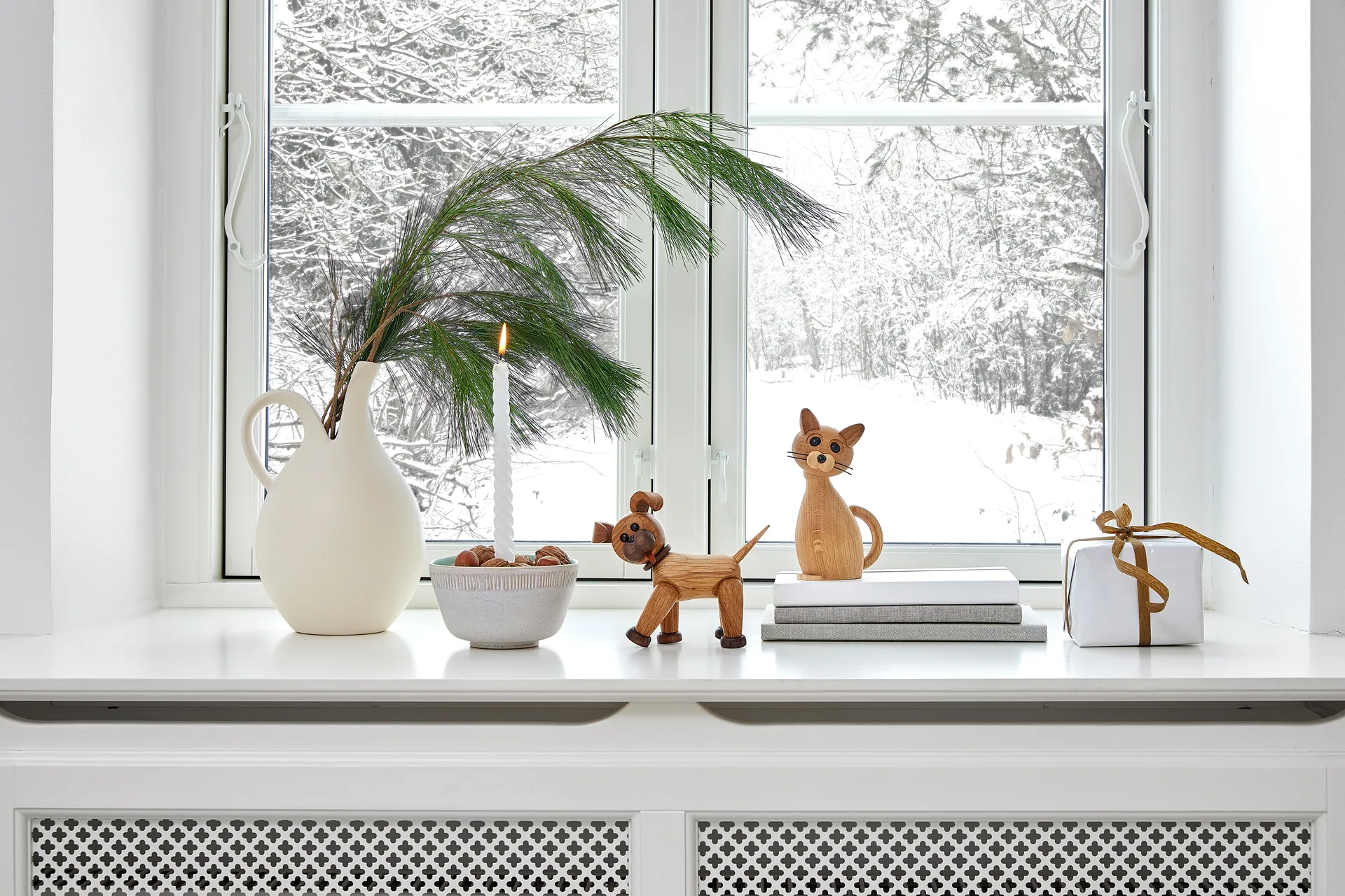 럭키 캣 나무 데코레이션 16 cm, Oak Spring Copenhagen | 스프링 코펜하겐