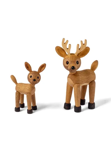 스피릿 디어 나무 데코레이션 19 cm - Oak-Maple - Spring Copenhagen | 스프링 코펜하겐