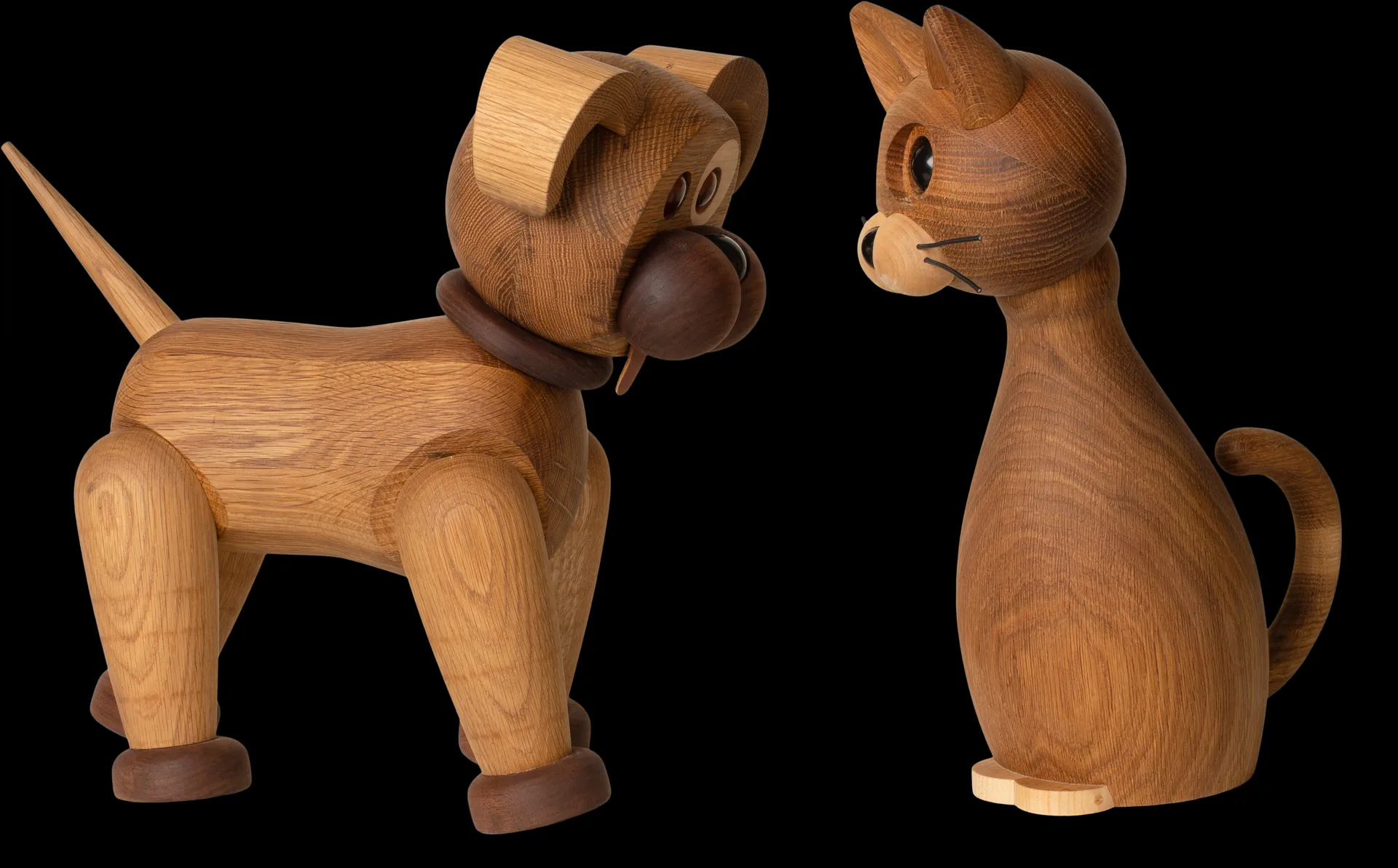 럭키 캣 나무 데코레이션 42 cm, Oak-maple Spring Copenhagen | 스프링 코펜하겐