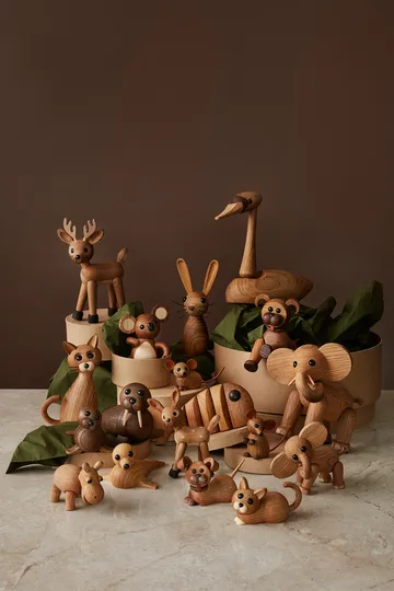 도시쥐 씨티 마우스 나무 데코레이션 6.7 cm - Oak - Spring Copenhagen | 스프링 코펜하겐