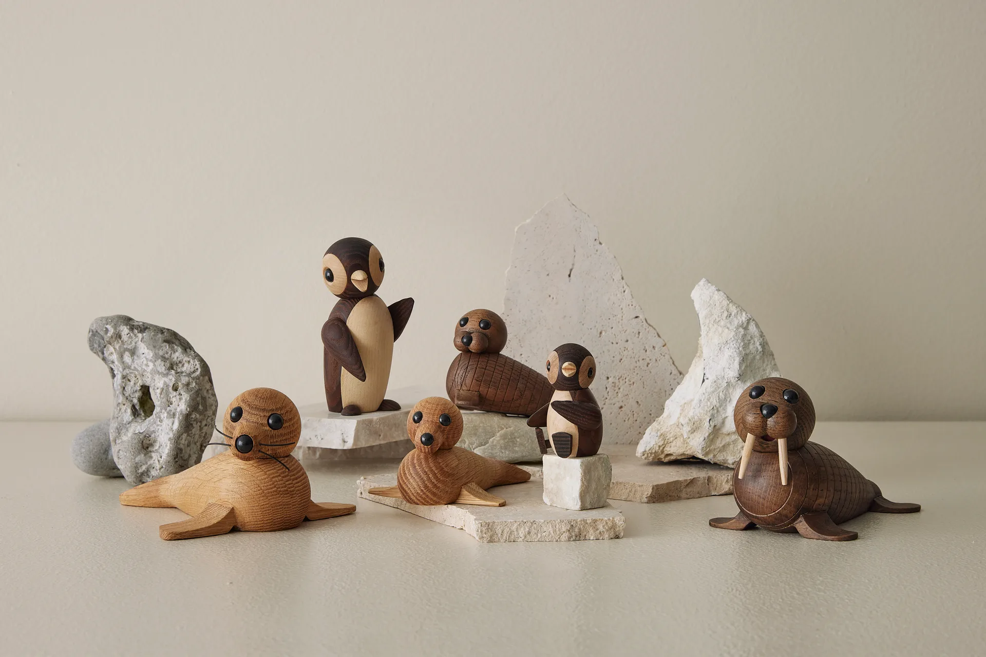 스노우 펭귄 칙 데코레이션 7 cm, Brown Spring Copenhagen | 스프링 코펜하겐