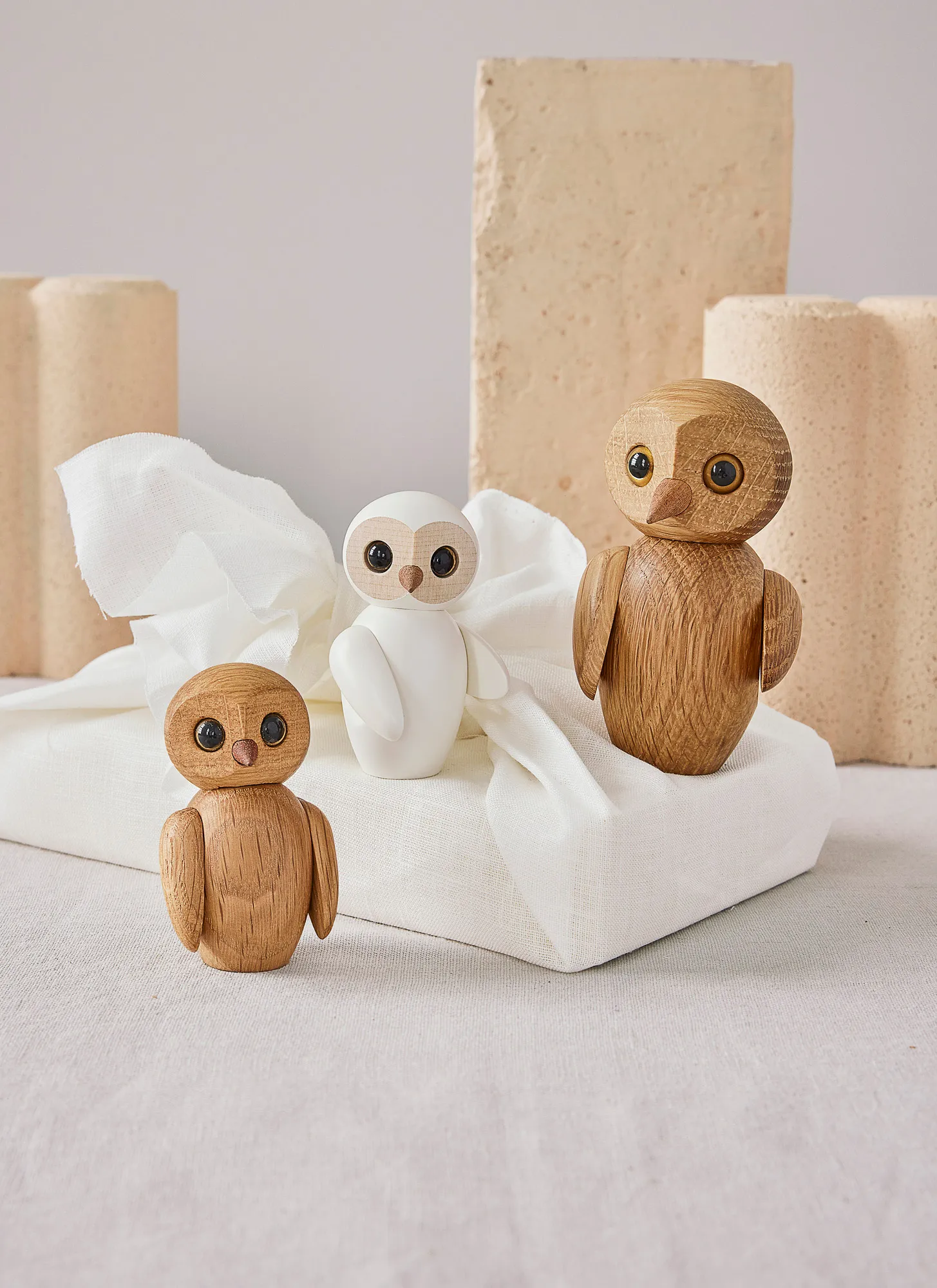 와이즈 올빼미 나무 데코레이션 7 cm, White Spring Copenhagen | 스프링 코펜하겐