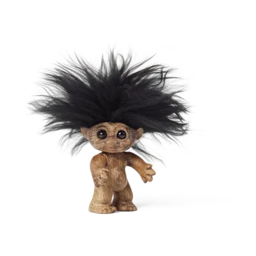 럭키 트롤 나무 데코레이션 9 cm - Oak - Spring Copenhagen | 스프링 코펜하겐