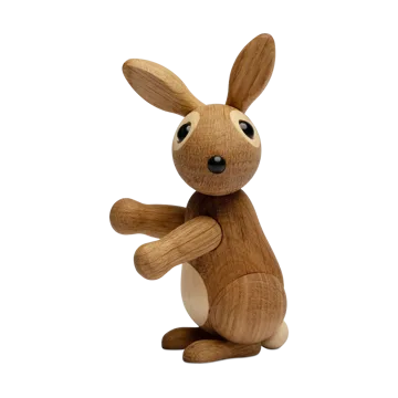 바운스 토끼 나무 데코레이션 9.5 cm - Oak - Spring Copenhagen | 스프링 코펜하겐