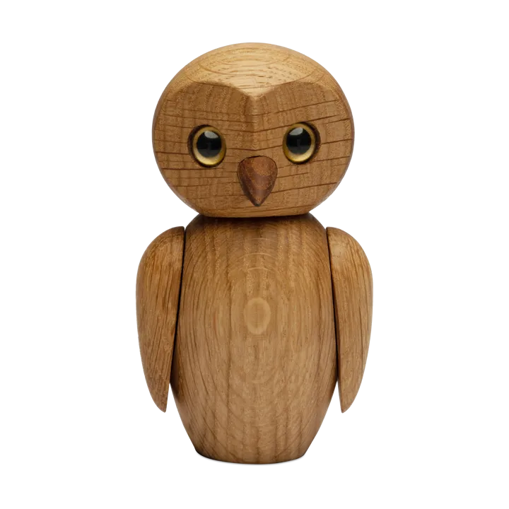 클레버 아울 나무 데코레이션 9.8 cm - Oak - Spring Copenhagen | 스프링 코펜하겐